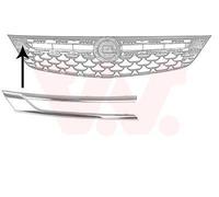 VAN WEZEL Listón embellecedor/protector, panal de radiador para OPEL: Astra (Ref: 3810512)