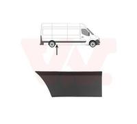 VAN WEZEL Listón embellecedor/protector panel lateral derecha delante de eje instalación lateral 3799426 Compatible con OPEL Movano B Furgón X62 Movano B Bus X62, RENAULT MASTER III Autobús JV