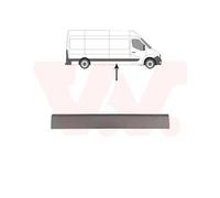 VAN WEZEL Listón embellecedor/protector panel lateral derecha instalación lateral 3799424 Compatible con RENAULT Master 3 Autobús JV Master 3 Furgón FV, OPEL Movano B Furgón X62 Movano B Bus X62