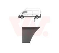 VAN WEZEL Listón embellecedor/protector panel lateral izquierda delante de eje instalación lateral 4388425 Compatible con OPEL Movano B Furgón X62 Movano B Bus X62, RENAULT MASTER III Autobús JV