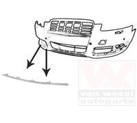 VAN WEZEL Listón embellecedor/protector, parachoques para AUDI: A6 (Ref: 0340582)