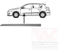 VAN WEZEL Listón embellecedor/protector, puerta para OPEL: Astra (Ref: 3745423)