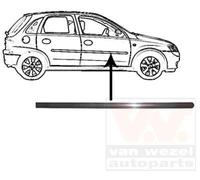VAN WEZEL Listón embellecedor/protector, puerta para OPEL: Corsa (Ref: 3777424)