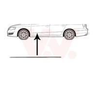 VAN WEZEL Ornamento Listón Protector Puerta Delant. Izq. para VW Passat Variante