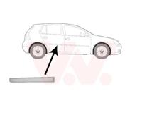 VAN WEZEL Ornamento Protector Puerta Trasera Derecha para VW Golf V 1K1 5894426