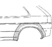 VAN WEZEL Panel lateral para FORD: Fiesta, Escort (Ref: 1837145)