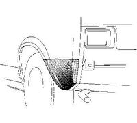 VAN WEZEL Panel lateral para VOLKSWAGEN: Golf Cabriolet, Golf (Ref: 5810134)
