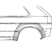VAN WEZEL Panel lateral para VOLKSWAGEN: Golf, Golf Cabriolet (Ref: 5880145)