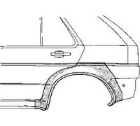 VAN WEZEL Panel lateral para VOLKSWAGEN: Golf, Vento (Ref: 5880147)