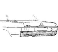 VAN WEZEL Panel trasero para MERCEDES-BENZ: 8 (Ref: 3003.35)