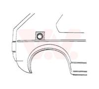 VAN WEZEL Pared Lateral Trasera Para Opel Astra F CC 53_ 54_ 58_ 59_ T92 51_ 52_