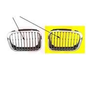VAN WEZEL Parrilla Delantera/Rejilla Radiador Negra para BMW 3 Compact E46