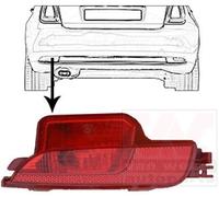 VAN WEZEL Piloto antiniebla posterior para ABARTH: 500 & FIAT: 500 (Ref: 1614929)