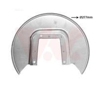 VAN WEZEL Placa de Anclaje Antisalpicaduras Eje Izquierda para Peugeot 206Cc 2D