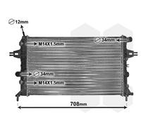 VAN WEZEL Radiador Mecánico Para Opel Astra G CC F48_ F08_