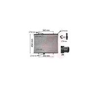 VAN WEZEL Radiador refrigeración del motor Ancho de red 535mm Longitud de red 390mm Profundidad de red 30mm 40002267