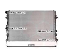 VAN WEZEL Radiador Refrigerante Para VW Polo 1.0 TSI 1.6 TDI T-Cross Seat Arona