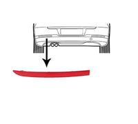 Van Wezel Reflector Izquierdo Compatible Para VW Tiguan 5N