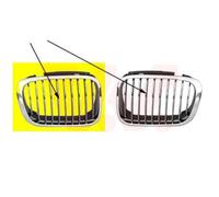 VAN WEZEL Rejilla Del Radiador Delante Derecha Para BMW 3er Compacto E46 Negro