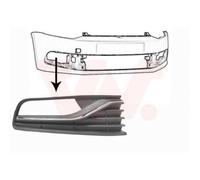 VAN WEZEL Rejilla Parachoques Frontal Derecho para VW Polo 6R 6C 6R _ 5814594