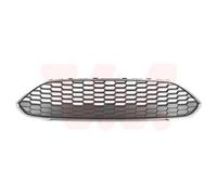 VAN WEZEL Rejilla Radiador Parachoques Apto para Ford Fiesta VI Cromo/Negro