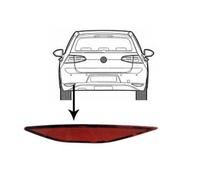 Van Wezel Rückstrahler Reflector Izquierdo Compatible Para VW Golf VII 5G1 BE1