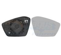 Van Wezel Autoparts Cristal de espejo retrovisor exterior 7611838 convexo, calefactable derecha