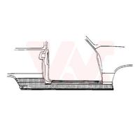 VAN WEZEL 5824102 Chapa de acceso