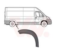 VAN WEZEL Verbreiterung, Kotflügel 1651424 | Apto para: Citroen Jumper II Bus, JUMPER II Kasten, Fiat Ducato Bus, Ducato Kasten, Peugeot Boxer Bus, Boxer