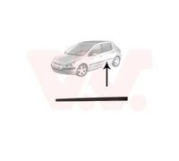 VAN WEZEL 4040405 Listón embellecedor/protector puerta Atrás izquierda negro