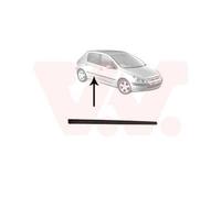 VAN WEZEL 4040406 Listón embellecedor/protector puerta Atrás derecha negro Compatible con PEUGEOT 307 3A/C 307 SW 3H 307 Break 3E 307 SW Furgón/ranchera familiar 3E, 3H