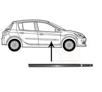 VAN WEZEL 4331424 Listón embellecedor/protector puerta Delante, derecha Compatible con RENAULT Clio III Hatchback BR0/1, CR0/1 Clio III Grandtour KR0/1