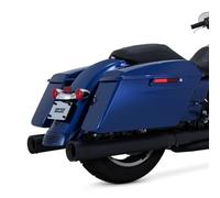 Vance & Hines Eliminator 400 - Escape sin cordones (negro con puntas negras) para Harley FLHX2 17-19