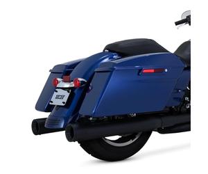 Vance & Hines Eliminator 400 - Escape sin cordones (negro con puntas negras) para Harley FLHX2 17-19