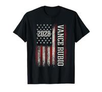 Vance Rubio 2028 J D Vance Marco Rubio Presidente 2028 Divertido Camiseta