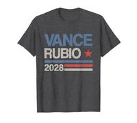 Vance Rubio 2028 J D Vance Marco Rubio Presidente 2028 Divertido Camiseta
