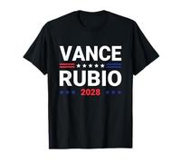 Vance Rubio 2028 J D Vance Marco Rubio Presidente 2028 Divertido Camiseta