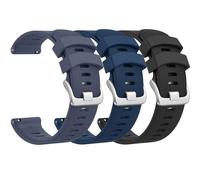 Vancle 3 Piezas Correa para Amazfit GTS 4 Mini / 2 Mini/GTS 3/ GTS 4 / GTR Mini/Active Mujer Hombre, Pulsera de Repuesto Suave Silicona Deportiva para Amazfit Bip 3/ Bip 3 Pro/Bip S/Bip U Pro