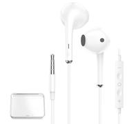 Vancle Auriculares In Ear con Cable 3.5mm Jack para Xiaomi Redmi Smartphone | Auriculares Intraurales Universales con Mando a Distancia y Micrófono para Xiaomi POCO F5/X6/C85/Redmi 9C 10A 12C/Note 10 11