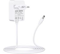 VANCLE Cargador 15W Adaptador Corriente 12V 1.25A para Echo Pop/Echo Spot/Show 5 (1ª/2ª Gen) / Dot (3ª/4ª/5ª Gen)/ Dot Kids Edition/Fire TV Cube, Cable de Alimentación Original de 1.5M (Blanco)