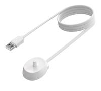 VANCLE Cargador Compatible con Oral-B Braun, Cargador de USB Cepillo Electrico Oral B para Oral-B Pro / 3/3 3900N / Vitality Pro/iO 2 / iO 3N / 4N / 5N, Modelo 3757 (Blanco)