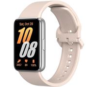 Vancle Correa para Samsung Galaxy Fit 3 para Mujeres Hombres, Correas de Silicona TPU Suave, Pulsera de Repuesto Impermeable Deportiva para Samsung Galaxy Fit 3 SM-R390, Rosa