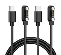 Vancle Paquete de 2 cargadores para grabadora de voz PLAUD Note & Note Pro AI, cable de carga magnético USB C para cargador PLAUD Note Pro