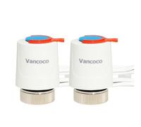 VANCOCO Actuador para calefacción por suelo radiante, 230 V, M30 x 1,5 NC, cerrado sin corriente, servomotor térmico para calefacción por suelo radiante y distribuidor de circuitos de calefacción