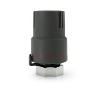 VANCOCO M30×1,5 mm Cabeza Termostática para Válvula de Radiador, Termostato para Calefacción, Válvula de Calefacción, en Antracita, Sensor de Líquido con Posición Antigel