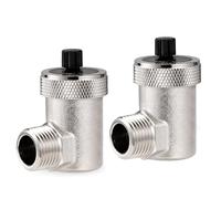 VANCOCO Nikel - Purgador automático de aire rápido (1/2", para radiadores, válvula de purga de aire)