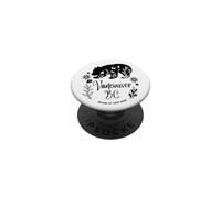 Vancouver BC Bear & Flowers Nature At Your Door Design PopSockets PopGrip Adhesivo