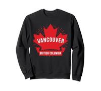 Vancouver British Columbia Maple Leaf Souvenir Gift Camiseta Sudadera