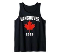 Vancouver Canada s Maple Leaf s 2026-Travel Souvenir Camiseta sin Mangas