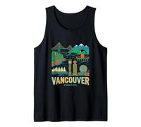 Vancouver Canadá Travel Souvenir City Landmark Turista Regalo Camiseta sin Mangas